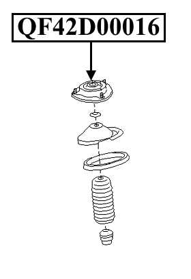 Опора переднего амортизатора <b>QUATTRO FRENI QF42D00016</b> - изображение 1