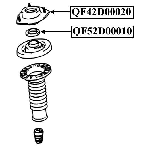 Опора переднего амортизатора <b>QUATTRO FRENI QF42D00020</b> - изображение 1