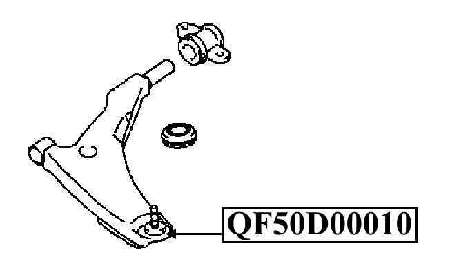 Опора шаровая нижнего рычага FR <b>QUATTRO FRENI QF50D00010</b> - изображение 1