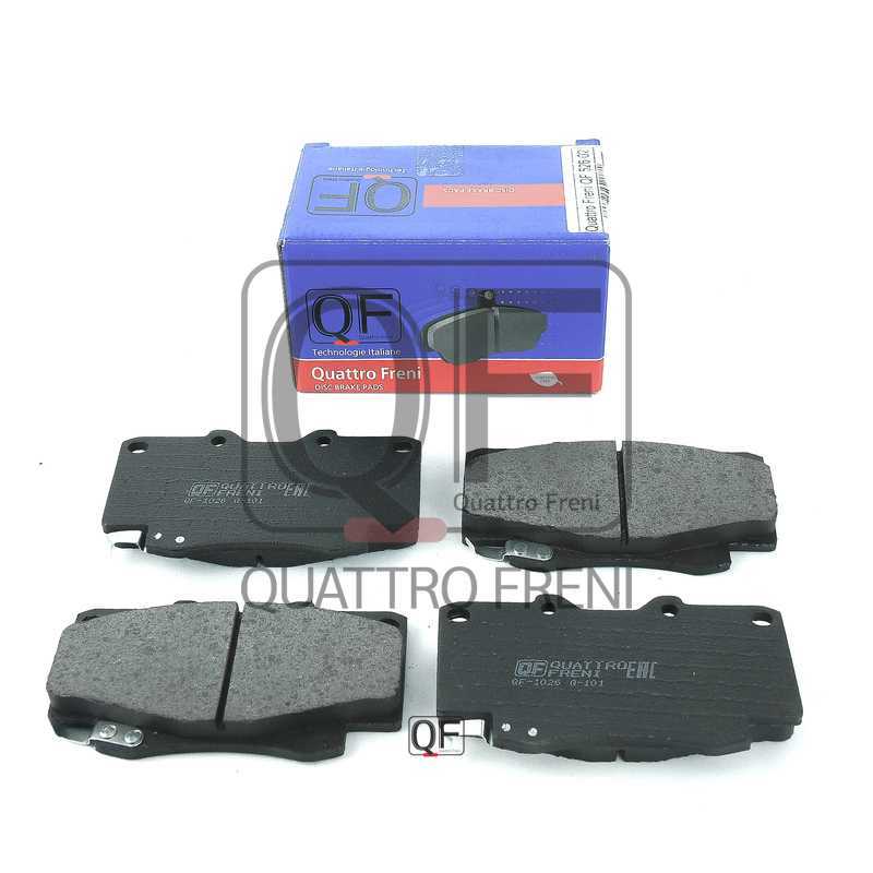 Колодки тормозные FR с механическим датчиком TOYOTA <b>QUATTRO FRENI QF52602</b> - изображение