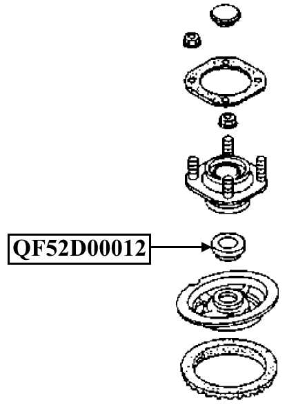 Подшипник опоры переднего амортизатора <b>QUATTRO FRENI QF52D00012</b> - изображение 1