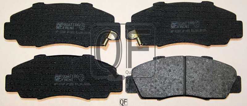 Колодки тормозные FR с механическим датчиком HONDA. ROVER <b>QUATTRO FRENI QF61302</b> - изображение Колодки тормозные FR с механическим датчиком HONDA. ROVER <b>QUATTRO FRENI QF61302</b> - изображение