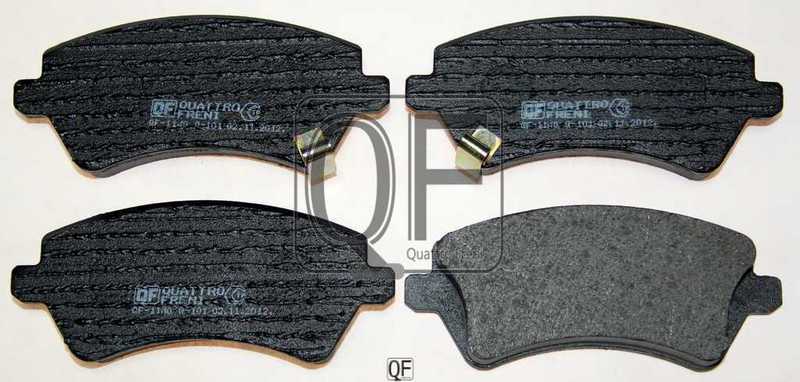 Колодки тормозные FR с механическим датчиком TOYOTA COROLLA <b>QUATTRO FRENI QF64002</b> - изображение
