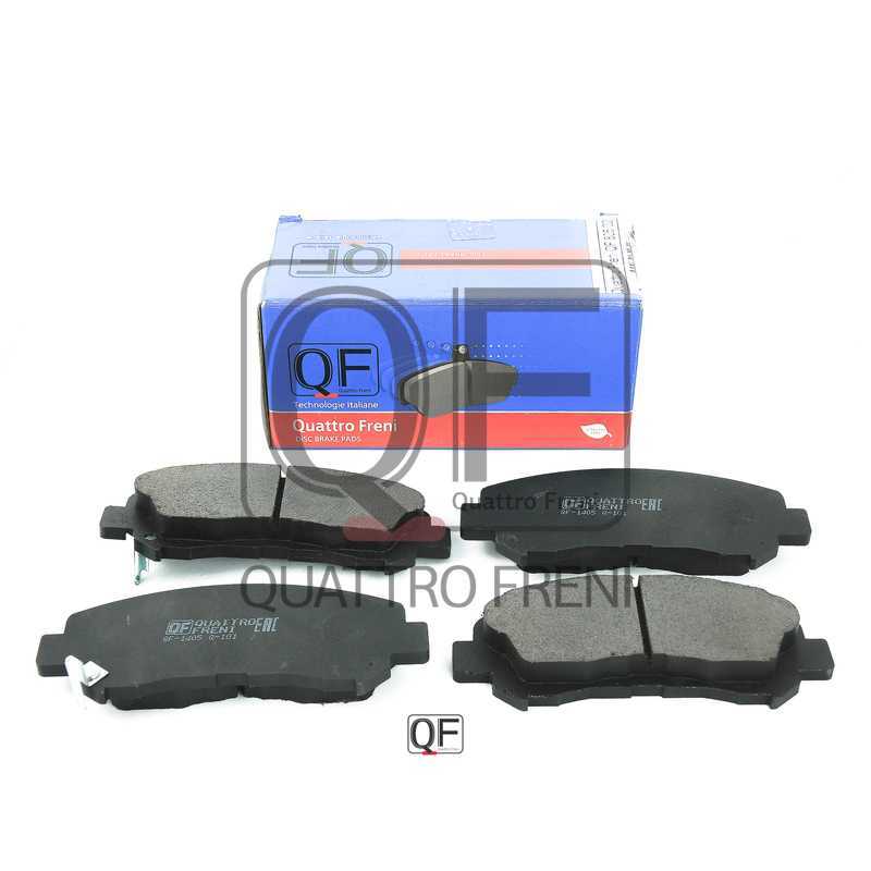 Колодки тормозные FR с механическим датчиком NISSAN QASHQAI, NISSAN X-TRAIL II, RENAULT KOLEOS <b>QUATTRO FRENI QF80502</b> - изображение