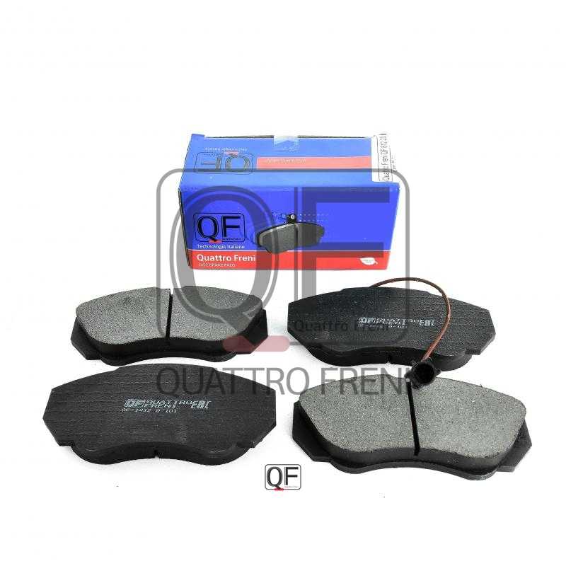 Колодки тормозные FR с электродатчиком FIAT DUCATO II(244) PEUGEOT BOXER I(244) CITROEN JUMPER I(244 <b>QUATTRO FRENI QF81220</b> - изображение 2