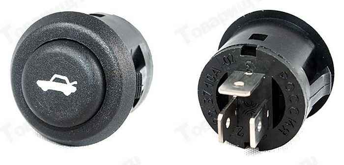 Выключатель замка багажника ВАЗ 2110, 2170 Приора <b>РадиоДеталь 2110 2822.3710-02</b> - изображение