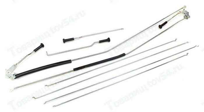 Тяга замка двери ВАЗ 2105, 2104, 2107 (комплект 16шт) <b>РЕКАРДО RD017372</b> - изображение