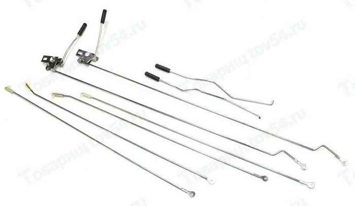 Тяга замка двери ВАЗ 2108, 2113 (комплект 8шт) <b>РЕКАРДО RD017373</b> - изображение