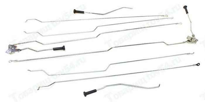 Тяга замка двери ВАЗ 2109, 21099, 2114, 2115 (комплект 16шт) <b>РЕКАРДО RD017374</b> - изображение