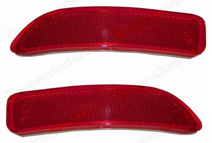 Катафоты бампера заднего Renault Logan, Largus комплект лев.+прав. <b>РЕКАРДО RD17475</b> (8200751778 + 8200751779) - изображение