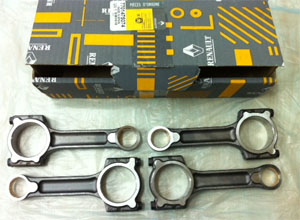 К-т шатунов (4шт) Ren K9K728,732 <b>RENAULT 7701475074</b> - изображение