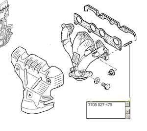 Болт м8х125-30 <b>RENAULT 7703027479</b> - изображение