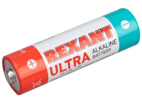 Батарейка AA (LR06) щелочная REXANT ULTRA 30-1025 - изображение