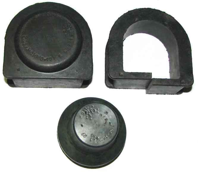 Крепление рулевой рейки ВАЗ 2108 колпак + 2 опоры (2108-3403080 + 2108-3403082 + 2108-3401223) - изображение