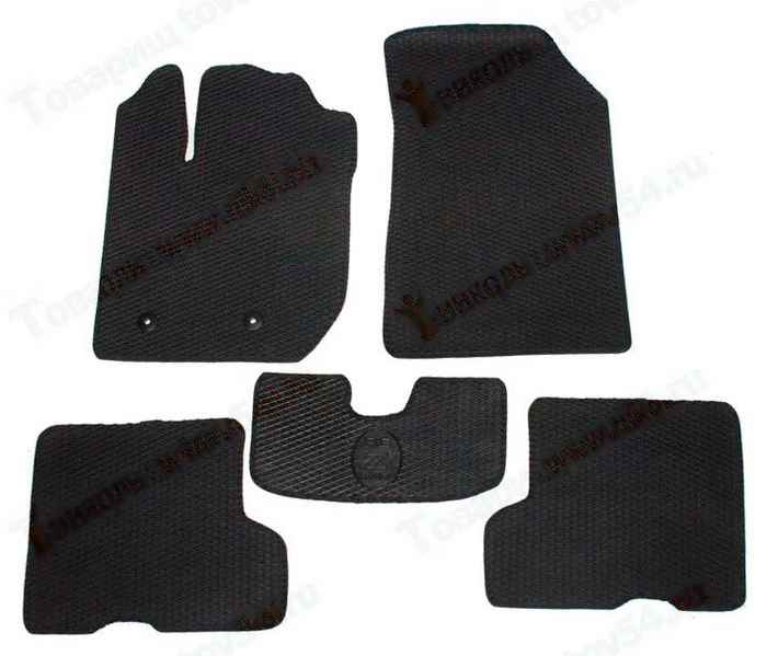 Ковры салона LADA X-Ray EVA Optima черные <b>REZKON 9039055100</b> - изображение