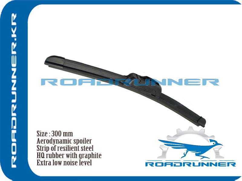 Щетка стеклоочистителя бескаркасная 300 мм <b>ROADRUNNER RR-300-F</b> - изображение 1