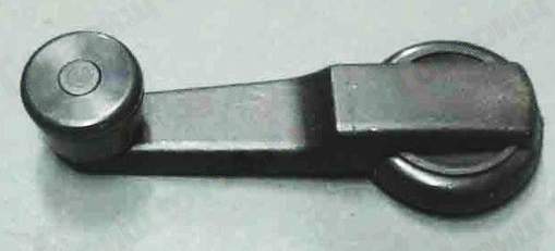 Ручка стеклоподъемника ВАЗ 2101- 07 Н.О. (железная, черная) Т. <b>Россия 2105-6104048</b> - изображение