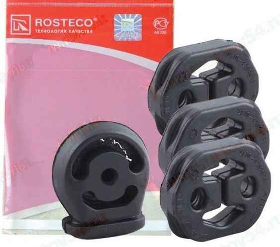 Крепление глушителя ВАЗ 2170 Приора Приора, 2180 (4шт) <b>ROSTECO 20107</b> - изображение
