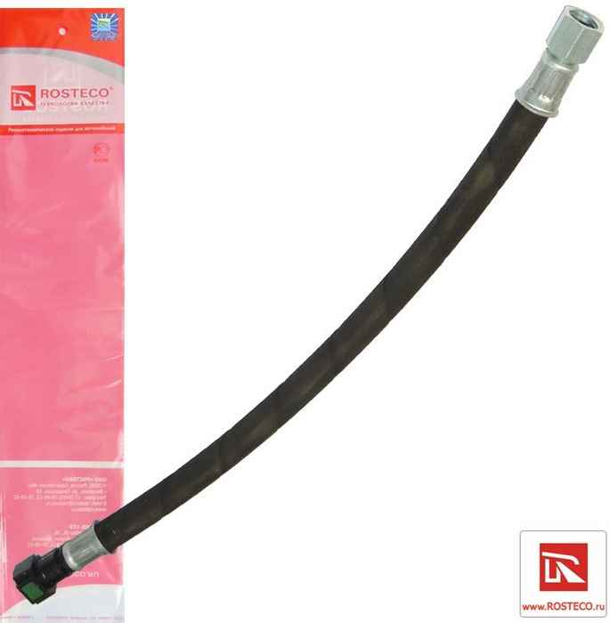 Шланг топливный высокого давления ВАЗ 2110 (1,6л) инж. со штуцером к рампе <b>ROSTECO 20191</b> (21101-1104218) - изображение