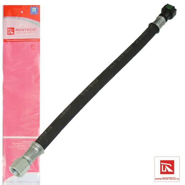 Шланг топливный высокого давления ВАЗ 1118 Калина, 2190 Гранта к рампе 270мм (гайка-цанга) <b>ROSTECO 20192</b> - изображение