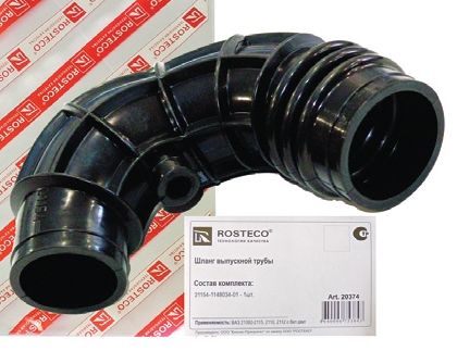 Воздуховод дросселя ВАЗ 2108-2115 8V <b>ROSTECO 20374</b> - изображение