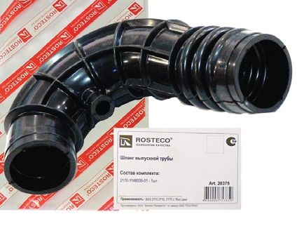 Воздуховод дросселя ВАЗ 2170 16V <b>ROSTECO 20375</b> - изображение