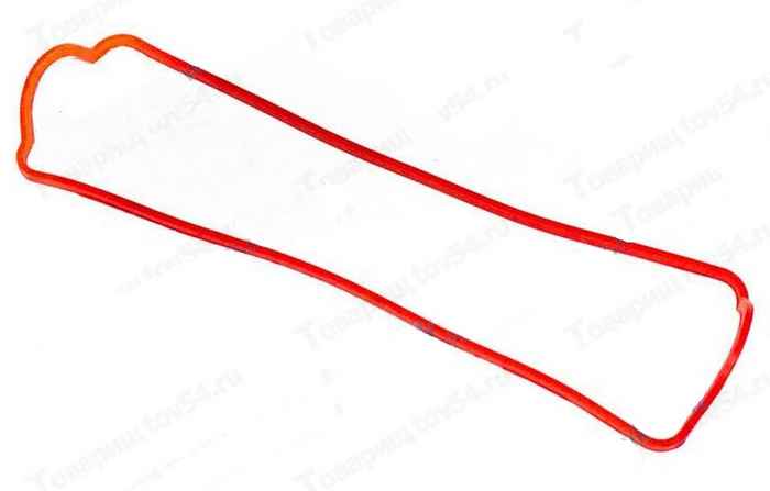 Прокладка крышки клапанов ВАЗ 2108 силикон красный <b>2108-1003270крас</b> - изображение