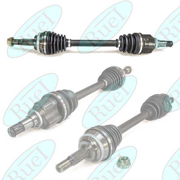Привод в сборе левый (L) TOYOTA COROLLA (00-07) <b>RUEI RU43420580TY</b> - изображение