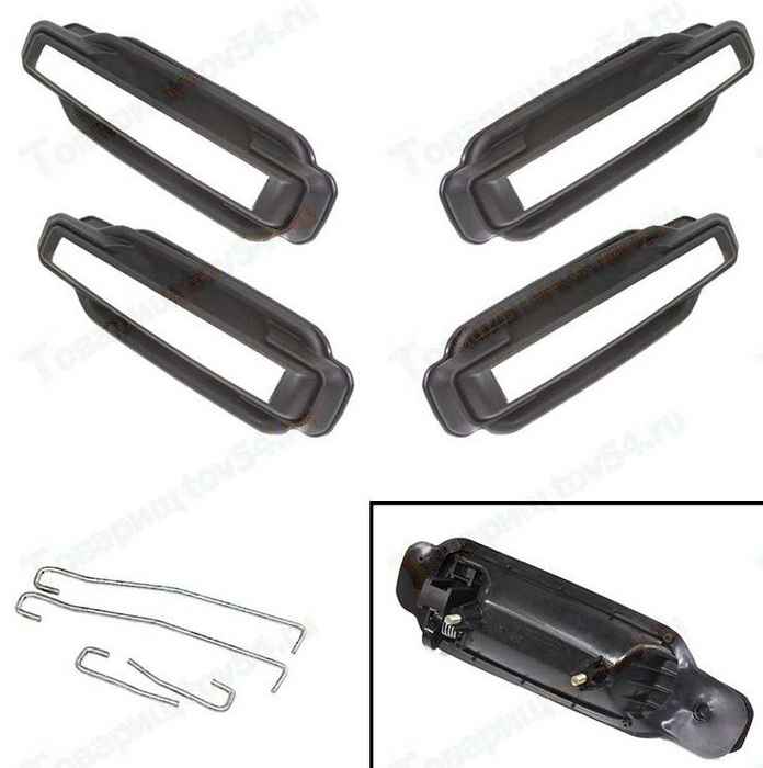 Ручки дверей наружные ВАЗ 2105 4шт ЕВРО хром <b>РЫСЬ RKM122.000.010001-hr</b> - изображение Ручки дверей наружные ВАЗ 2105 4шт ЕВРО хром <b>РЫСЬ RKM122.000.010001-hr</b> - изображение