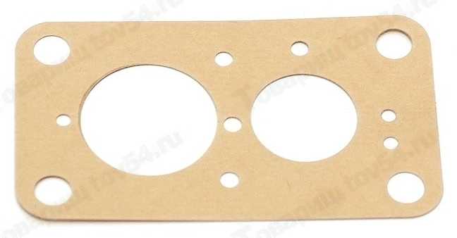 Прокладка карбюратора ВАЗ 2107 средняя картон (к-т=10 шт) <b>Самара 2107-1107015</b> - изображение