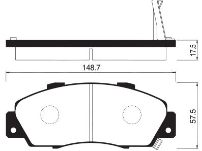 Тормозные колодки дисковые <b>SANGSIN SP1076F</b> - изображение Тормозные колодки дисковые <b>SANGSIN SP1076F</b> - изображение