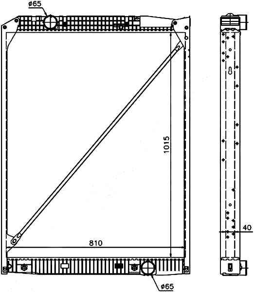 Радиатор MERCEDES ACTROS TRUCK 96- <b>SAT MB0013</b> - изображение Радиатор MERCEDES ACTROS TRUCK 96- <b>SAT MB0013</b> - изображение