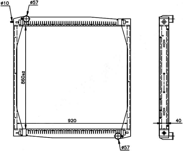 Радиатор SCANIA 4 R / T-SERIES 95-04 <b>SAT SC0002</b> - изображение Радиатор SCANIA 4 R / T-SERIES 95-04 <b>SAT SC0002</b> - изображение