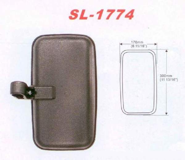 Зеркало заднего вида NISSAN UD (288x172mm) <b>SAT SL-1774</b> - изображение