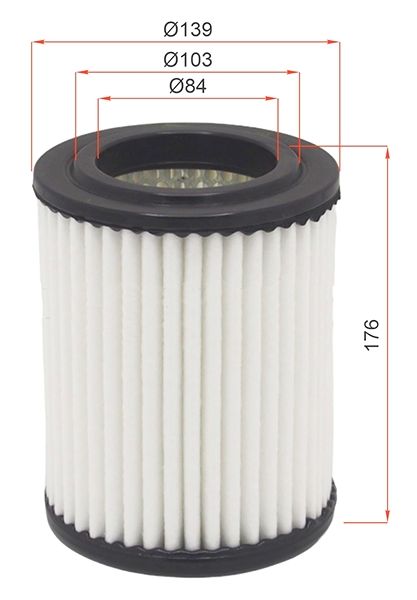 Фильтр воздушный HONDA CIVIC 03- / CR-V 02- / STREAM 02- <b>SAT ST-17220-PNB-003</b> - изображение