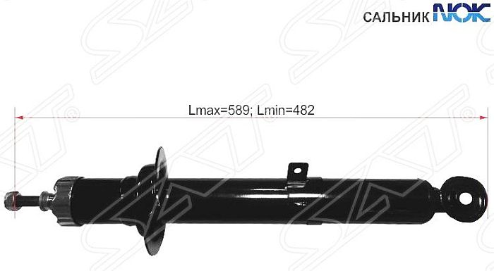Стойка передняя TOYOTA MARK X / CROWN / LEXUS IS250 / 300 / 350 04- прав. <b>SAT ST-48510-80256</b> - изображение Стойка передняя TOYOTA MARK X / CROWN / LEXUS IS250 / 300 / 350 04- прав. <b>SAT ST-48510-80256</b> - изображение