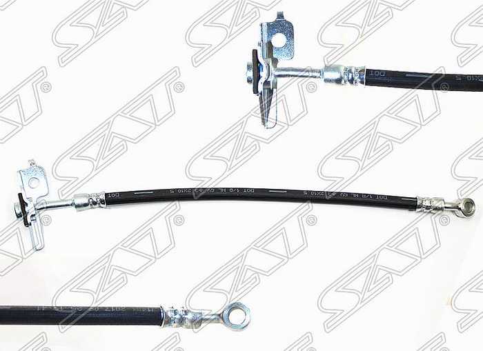 Шланг тормозной передний (Таиланд) HYUNDAI SANTA FE 06- / KIA SORENTO 09- прав. <b>SAT ST-58732-2B010</b> - изображение