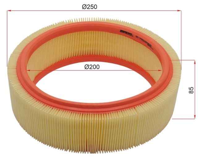 Фильтр воздушный RENAULT LOGAN LS# 04- / KS# 07- / CLIO II 98-05 / Symbol 00-09 / Megane 96-99 / Kangoo 97-09 <b>SAT ST-7701070525</b> - изображение
