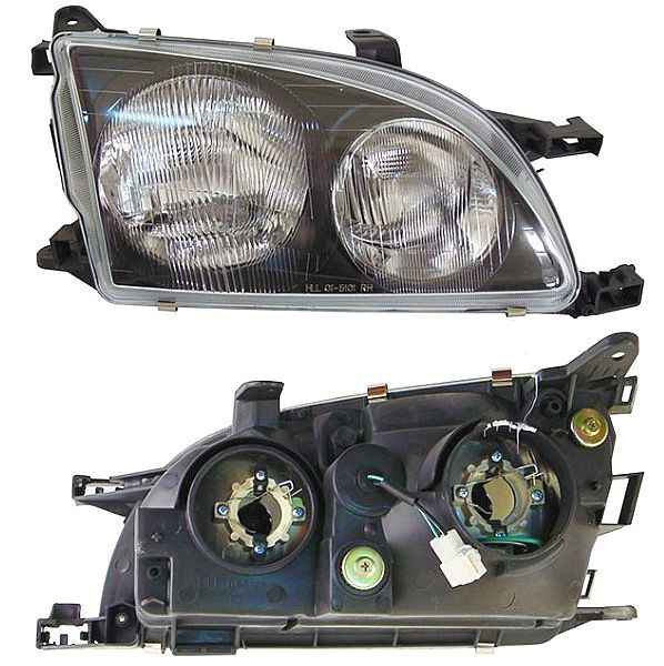 Фара TOYOTA AVENSIS / CALDINA 97-00 черная <b>SAT ST-212-1187R</b> - изображение