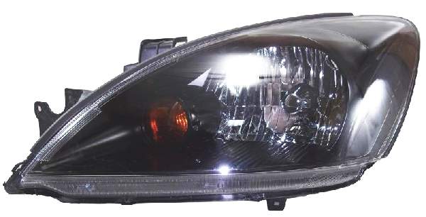 Фара MITSUBISHI LANCER 03-07 черная <b>SAT ST-214-1172BL</b> - изображение