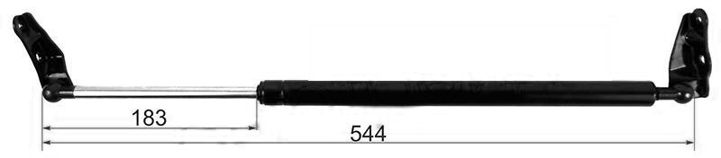 Амортизатор крышки багажника TOYOTA GAIA #M1# 98-04 лев. <b>SAT ST-68960-44020</b> - изображение 2