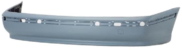 Бампер задний BMW E39 95-03 4D (пр-во Тайвань) <b>SAT ST-BM53-087-0</b> - изображение