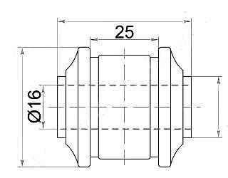 Сайлентблок задней поперечной тяги MITSUBISHI CHALLENGER / PAJERO / MONTERO SPORT 91- <b>SAT ST-MB584166</b> - изображение Сайлентблок задней поперечной тяги MITSUBISHI CHALLENGER / PAJERO / MONTERO SPORT 91- <b>SAT ST-MB584166</b> - изображение