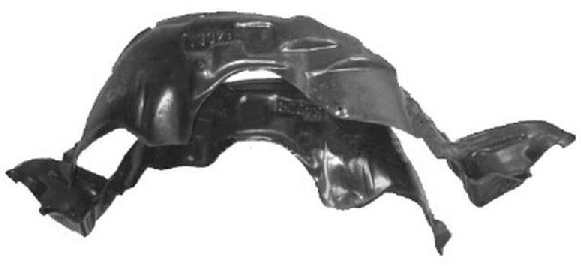 Подкрылок TOYOTA COROLLA / SPRINTER 91-02 прав. (пр-во Тайвань) <b>SAT ST-TY26-016L-1</b> - изображение 1