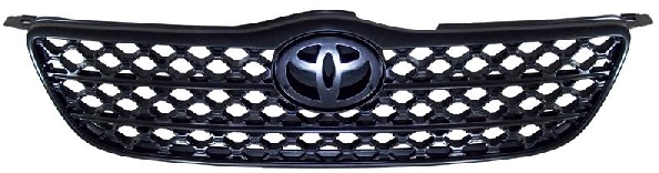 Решетка TOYOTA COROLLA 00-02 черная <b>SAT ST-TY28-093-0</b> - изображение Решетка TOYOTA COROLLA 00-02 черная <b>SAT ST-TY28-093-0</b> - изображение