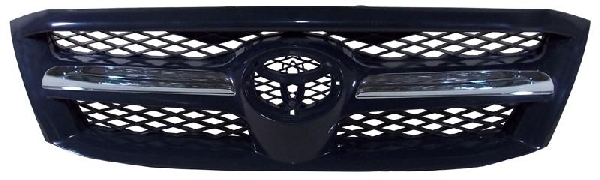 Решетка TOYOTA HILUX VIGO 04-08 черная с хромом <b>SAT ST-TY96-093-A0</b> - изображение