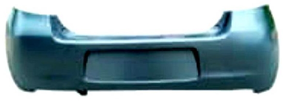 Бампер задний TOYOTA VITZ / YARIS 05-08 (пр-во Тайвань) <b>SAT ST-TYA2-087-0</b> - изображение