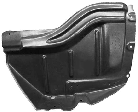 Подкрылок TOYOTA TUNDRA 07- лев. пластиковый бампер (пр-во Тайвань) <b>SAT ST-TYT6-016L-A2</b> - изображение