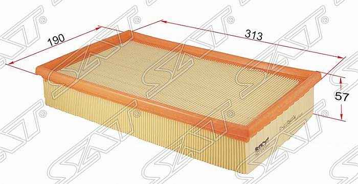 Фильтр воздушный MERCEDES W210 95-02 / S210 96-03 <b>SAT ST-A1120940104</b> - изображение