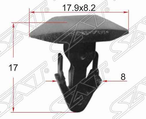 Клипса крепежная ST-KJ-1056 (10штук) <b>SAT ST-KJ-1056</b> - изображение